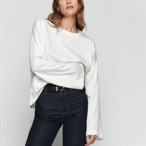 NWOT - Reformation Oversized Long Sleeve Tee